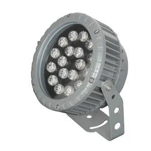 Projektör açık yuvarlak LED projektör fiyat 36W 12W 24W 18W Led projektör DMX RGB LED projektör projektör