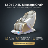 Sillón de Masaje Comercial 4D de China y Sillón de Masaje 3D 4D de Doble Núcleo con Bajo Ruido, Gravedad Cero y Doble Calefacción para Resorts, Apartamentos y Grandes Proyectos