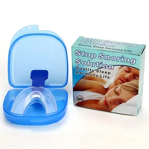 SILICONECOM dispositivo per strumenti antirussamento in Silicone antirussamento per il sonno apnea naso russare stopper