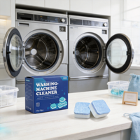 Tablettes de nettoyage pour tambour de machine à laver, bloc solide détartrant pour la saleté de la cuve de lavage