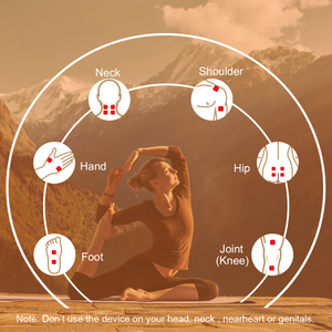 3 em 1 Wireless <span class=keywords><strong>TENS</strong></span> Eletroterapia Estimulador <span class=keywords><strong>TENS</strong></span> Máquina para Alívio da Dor e Recuperação Muscular com Controle Remoto Mãos Livres - Product Image 5