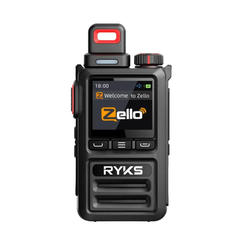 PTT Zello Walkie Talkie 4g Sim Card WiFi Network Cell Phone Radio Long Range 100 Miles GPS Professional Walkie Talkie
