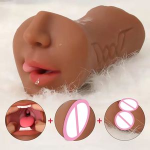Sex Volwassenen Realistische Orale Clit <span class=keywords><strong>Vagina</strong></span> Voor Mannen Masturberen Strakke Pussy Mannelijke Masturbator Cup Deep Throat Tong Seksspeeltjes Voor Homo - Product Image 2