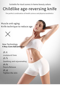 Máquina Multifuncional de Rejuvenecimiento Facial con Cuchilla para Fascia y 5 Cabezales de Guasha para Eliminar Arrugas y Levantar la Piel - Product Image 5