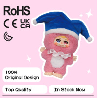 Figurine en peluche Miiloo Circus Kiddos Squad MINI avec visage en ABS, boîte surprise, décoration de sac à dos