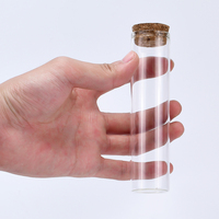 Vente en gros mini bouteille transparente de 5ml 8ml 10ml 20ml 30ml 50ml 100ml pour faveurs de mariage en verre avec bouchons en liège
