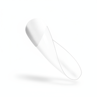 Ongles en gel souple pré-encrés, couvrance totale, sans polissage nécessaire pour extension Gel X, logo OEM, 240 pièces