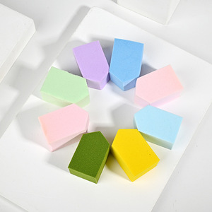 Mini Tam Giác Hình Thang Móng Tay Nghệ Thuật Làm Móng Tay Miếng Bọt Biển Khối Hỗn Hợp Màu Gradient Pha Trộn Công Cụ Trang Điểm Với Quầng Hiệu ứng Má Hồng - Product Image 2