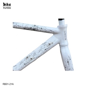 Nuevo diseño de aleación de aluminio 700C 52cm cuadro de bicicleta de piñón fijo pista de carreras cuadro de bicicleta Marco de aleación con horquilla delantera - Product Image 6