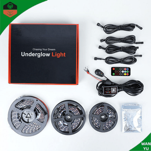 <span class=keywords><strong>Kit</strong></span> d'éclairage sous châssis pour <span class=keywords><strong>voiture</strong></span>, étanche IP68, néons LED extérieurs, modes dynamiques, éclairage de dessous de caisse pour voitures et camions - Product Image 1