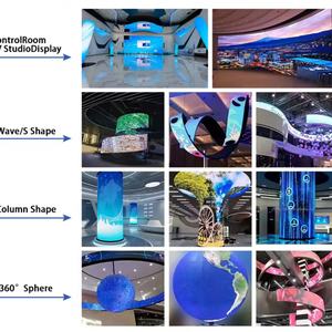 Pantalla LED Flexible para Interiores P2.5, Pantalla Curva Cilíndrica de 360 Grados, Brillo de 600 cd, Garantía de 3 Años - Product Image 5