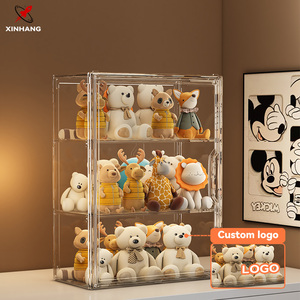 Xinhang rõ ràng acrylic đa kệ tủ lưu trữ cho tổ chức văn phòng hiển thị tổ chức cho đồ chơi sang trọng và Thú nhồi bông - Product Image 2