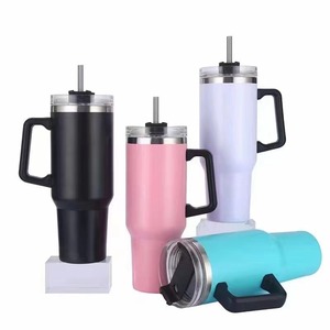 Vaso de Viaje Personalizado de 40 oz, de Acero Inoxidable, Doble Pared, Aislado al Vacío, con Asa - Product Image 2