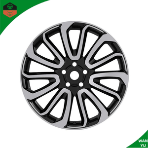 Jantes en alliage pour voiture 21 22 pouces 5 trous Noir/Gris classique Face usinée Multi-rayons Jantes moulées pour LANDROVER Range Rover - Product Image 2