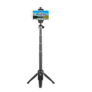 YUNTENG 9928 Chân Máy Cầm Tay 40 Inch Bằng Hợp Kim Nhôm Monepad Selfie Stick Điện Thoại Có Màn Trập Từ Xa Không Dây - Product Image 5