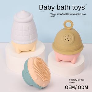 Cepillos de Baño para Niños ES-Pro, Lindos Ositos de Silicona de Grado Alimenticio, Libres de BPA, para Bebés, para la Hora del Baño, Ducha, Exfoliante Corporal, Juguete de Limpieza - Product Image 1