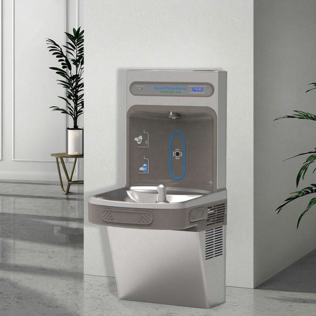 Bottom Loading Water Cooler Water Dispenser,3 Temperatures (Cold/Hot/Warm),Bottom Loading Hot Cold Water Cooler With Display Light,Water Dispenser For Apartments, Schools (Champaign Gold - View #2
