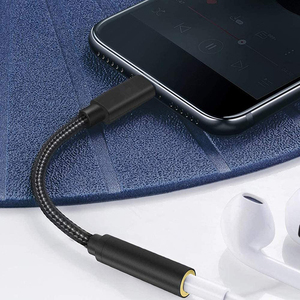 MFi Factory Lighting <strong>AUX</strong> 3.5mm USB Earphone Headset Audio Jack Adapter Converter <strong>Cable</strong> Headphone Accessories - Product Image 6