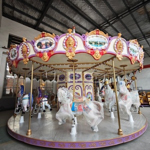 Carrusel de Parque de <span class=keywords><strong>Atracciones</strong></span>, 24 Caballitos, Estilo Europeo, Alta Calidad, Juego Mecánico de Carrusel en Venta - Product Image 2