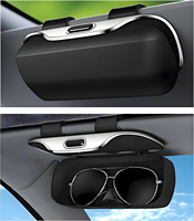 Nuevo Soporte para Gafas de Sol para Visera de Coche, Apertura con una Sola Mano, Estuche para Gafas de Coche Antiarañazos, Soporte para Gafas de Sol para Visera de Coche
