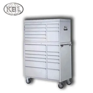 Stainless Steel Tool Roller Cabinets/Tool Storage Box with 20 Drawers(KTB-SL41W)(ODM/OEM)