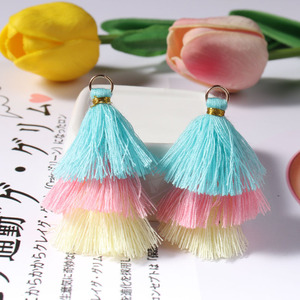 3 Layers Design Mini Silky <strong>Tassels</strong> Colorful Small <strong>Tassels</strong> <strong>for</strong> Diy Bracelet Necklace <strong>Key</strong> Chain Making Supplies - Product Image 2