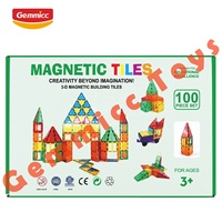 Ubin Magnetik Gemmicc 60 Buah 63 Buah 100 Buah Mainan Montessori Ubin Magnetik Mainan Magnetik