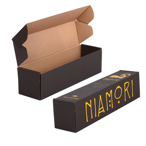 Custom Logo Long Kraft Corrugated Cardboard Shipping Box