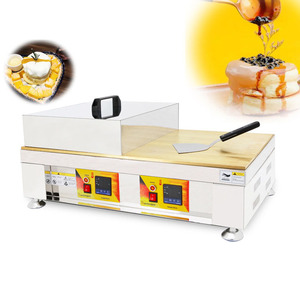 Machine commerciale à soufflé au fromage à double plaque avec affichage numérique, machine à crêpes croustillantes aux œufs et au lait, personnalisable - Product Image 1