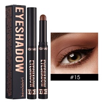 LANGMANNI Crayon Fard à Paupières Imperméable Fini Mat Nacré Longue Tenue Haute Pigmentation Couleur Unique Anti-Bavures