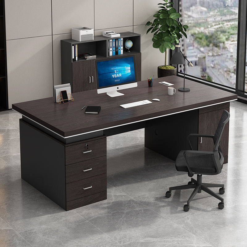 Modern Luxury Wooden Office Desk Workstation Table Designs Ceo boss High Tech Executive Ceo Desk Office Furniture