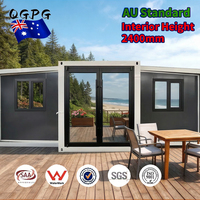 Casa Contenedor Prefabricada Portátil y Expandible Estándar Australiano de 20 pies, 30 pies, 40 pies, Casa Prefabricada de 2, 3 y 4 Dormitorios