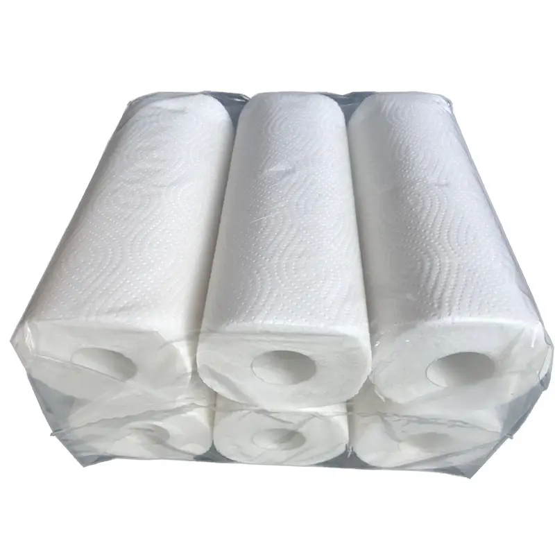 घरेलू आइटम तेल सफाई कागज ऊतक 2 प्लाई नरम रसोई कागज तौलिया