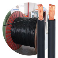 Direkt vom Hersteller Hochwertiges Kupfer-Schweißkabel 16 25 50 95 120 150 350 mm² PVC-Gummi-Isolierung Schweißkabel