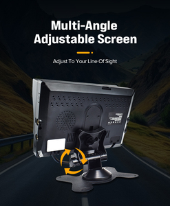 Phi nước đại bán buôn Mini <span class=keywords><strong>Car</strong></span> AV TV Màn hình 7 "<span class=keywords><strong>PC</strong></span> LCD hiển thị 2 AV TFT LED màn hình xe buýt xe tải van Trailer Màn hình xe thương mại - Product Image 4