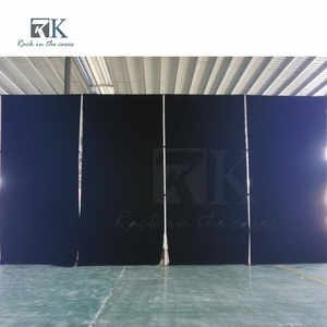 Sistema de Cortinas de Aluminio con Soporte para Tubos y Cortinas, Kit de Fondo de Tela Negra Desmontable, Precio de Fábrica - Product Image 4