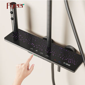 Fyeer Ensemble de <span class=keywords><strong>douche</strong></span> numérique gris avec <span class=keywords><strong>ciel</strong></span> étoilé - Product Image 2