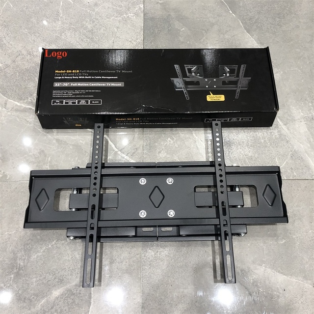 Full Motion Adjustable TV Wall Bracket 32 70 Inch Wall Mounting Base TV SH-818 Wall Mount TV With Nails