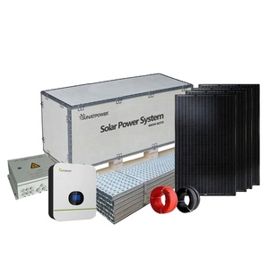 ระบบพลังงานแสงอาทิตย์แบบออฟกริดประสิทธิภาพสูง 3kw 5kw 10kw 15kw สำหรับบ้าน พร้อมระบบกักเก็บพลังงานแบตเตอรี่ - Product Image 1