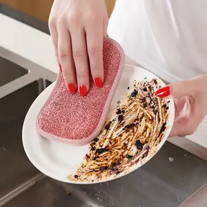 Кухонные экологически чистые губки из микрофибры для мытья посуды