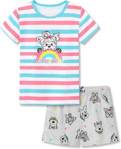 Vente en gros de pyjamas pour bébés filles ensemble de pyjamas d'<span class=keywords><strong>été</strong></span> doux et bon marché pour filles nouveau style de pyjamas mignons ensemble pour enfants 4T-18 - Product Image 3