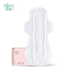 Natural organic cotton heavy flow night maxi sanitary pad for sensitive skin