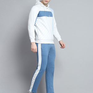 Chándal de hombre con estampado sólido personalizado, ropa deportiva de invierno, Sudadera con capucha, pantalones de chándal, conjuntos de Jogger y pantalones Cargo, ropa deportiva estampada - Product Image 2