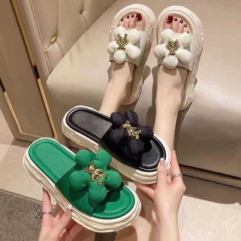 Summer Beach Casual Slippers Flip-flops Outdoor Platform Slipper Sandals Women Casual Shoes