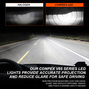 مصنع Conpex للعلامات التجارية للتجنيد بالجملة 6100Lm W H13 H1 H7 our ضوء Led للسيارة H4 Led - Product Image 3