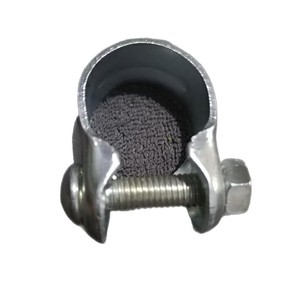 Abrazadera para tija de sillín de bicicleta, ajustable, de metal, ajuste universal, color plateado - Product Image 4