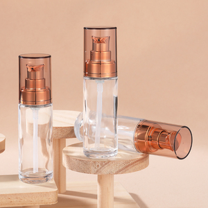 30ml Transparent Liquid <b>Foundation</b> Glass Bottle Packaging Bottle for Liquid <b>Foundation</b> with Pump - Product Image 3
