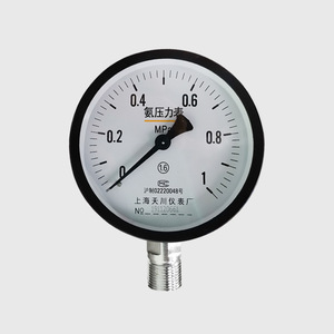 เซี่ยงไฮ้ เทียนชวน ยา-100 เกจวัดแรงดันแอมโมเนีย 100 มม. -0.1 ถึง 2.4Mpa การวัดสุญญากาศและความดัน - Product Image 3