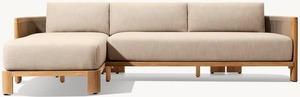 Thủ công cao cấp rắn tếch khung Deluxe nóng bán chất lượng tuyệt vời U Hình dạng cắt <span class=keywords><strong>sofa</strong></span> ngoài trời đặt đồ nội thất sân vườn - Product Image 4