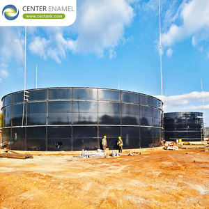 Réservoir de média filtrant pour le traitement de l'eau avec surface intérieure lisse en verre fusionné à l'acier - Product Image 4